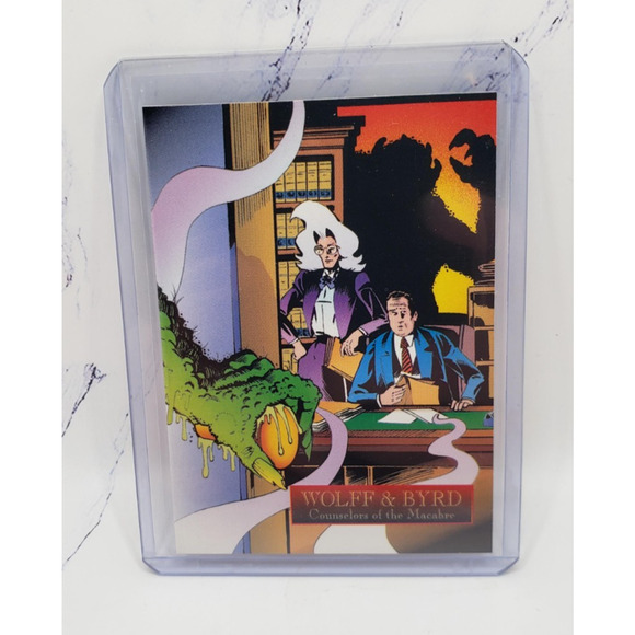 Topps 1993 Wolff & Byrd Counselors Of The Macabre Promo Card #0 - Picture 1 of 4